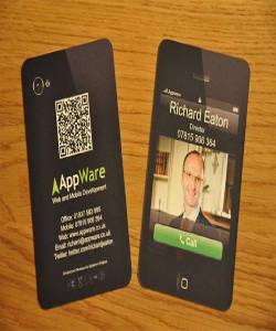 QR Kodlu Kartvizit Örneği 2
